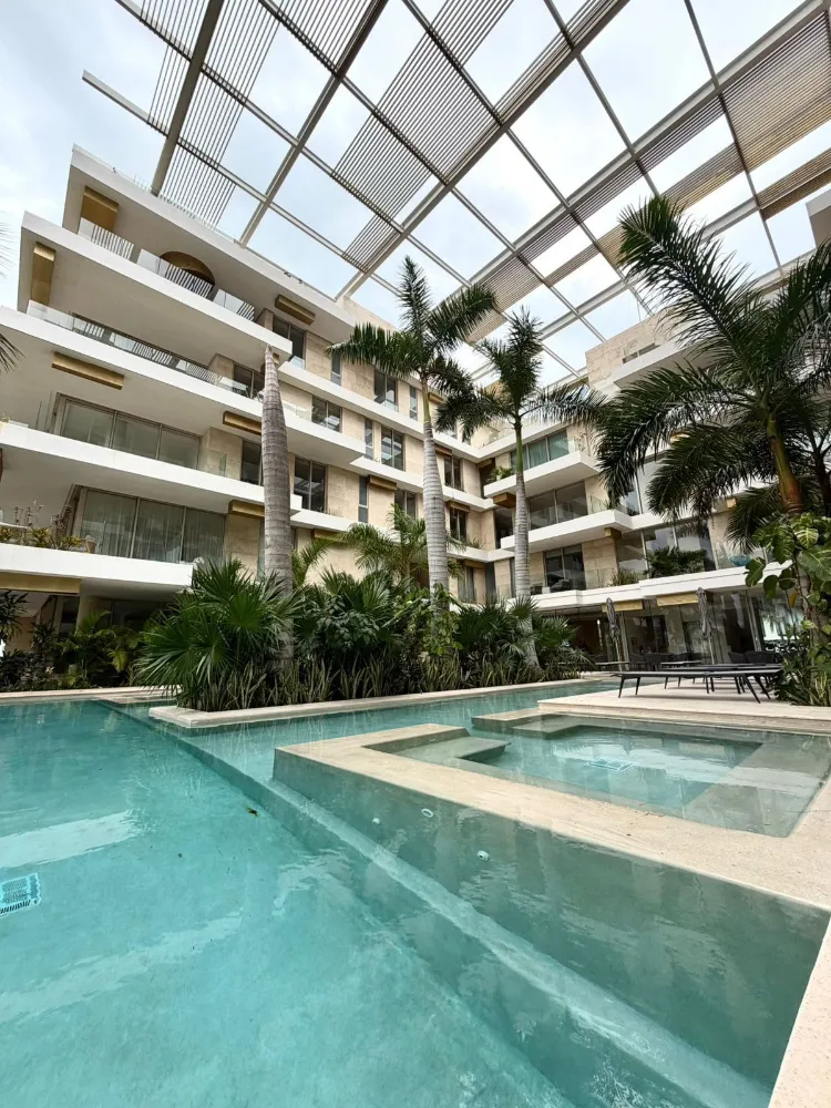 2-Bedroom Furnished Ground-Floor Apartment for Rent | Alba Puerto Cancun