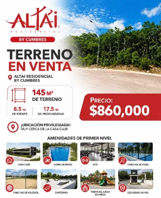 Terreno en Venta en Oferta de Liquidación de 145 m² | ALTAI by Cumbres (Zona Huayacán) — foto 1