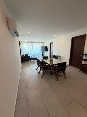Departamento Amueblado en Renta de 3 Recámaras con Jardín Privado | Areka Towers (Av. Huayacán) — foto 4