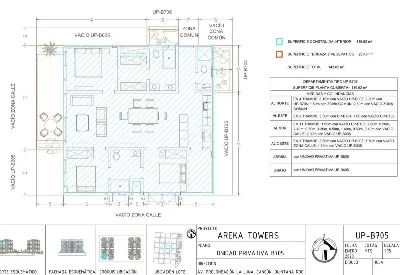 Departamento  AREKA TOWERS a Estrenar de 3 Recámaras con Roof Pool  — foto 3