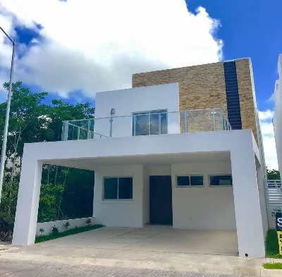 Hermosa Casa de 4 Recámaras Totalmente Amueblada en Venta | Aqua Residencial — foto 1