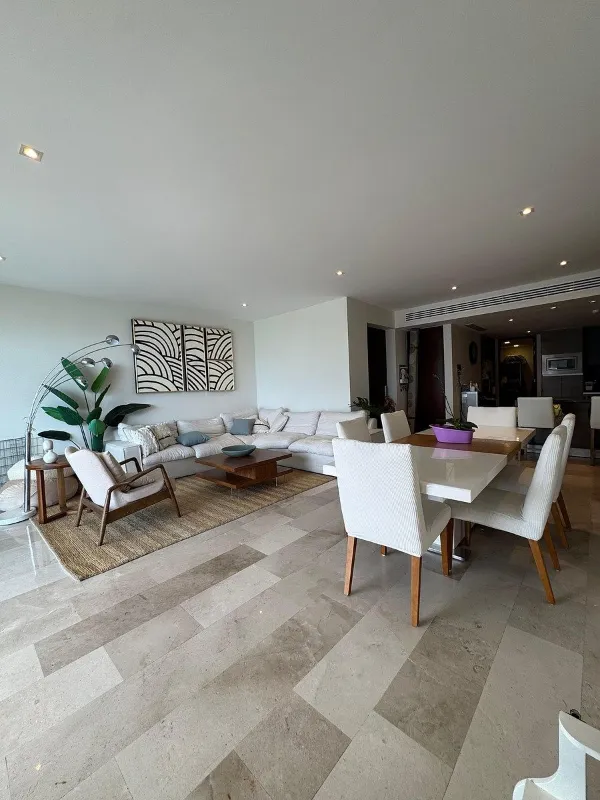 Departamento Amueblado en Renta en Blume Puerto Cancún | 3 Recámaras con Terraza