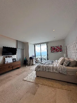Departamento Amueblado en Renta en Blume Puerto Cancún | 3 Recámaras con Terraza — foto 6