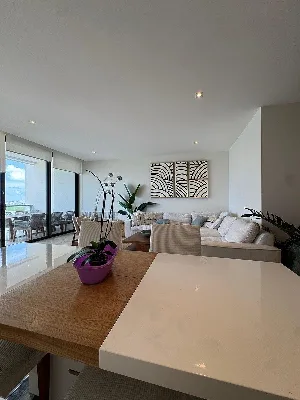 Departamento Amueblado en Renta en Blume Puerto Cancún | 3 Recámaras con Terraza — foto 9