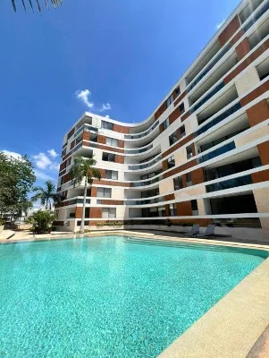 Departamento de 2 Recámaras con Terraza Privada en Renta | Aqua Residencial — foto 1
