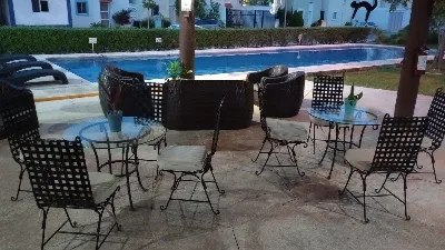 Casa Amueblado de 2 Recámaras con Alberca en Residencial Mallorca — foto 9