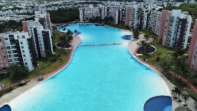 Departamento Amueblado de 3 Recámaras con Vista a la Laguna en Dream Lagoons — foto 11