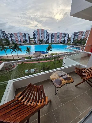 Departamento Equipado y Amueblado de 3 Recámaras en Renta en Dream Lagoons — foto 4