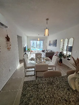 Departamento Equipado y Amueblado de 3 Recámaras en Renta en Dream Lagoons — foto 3